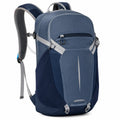 Zaino da viaggio 30 x 20 x 50 cm in tessuto sintetico blu navy con spallacci imbottiti
